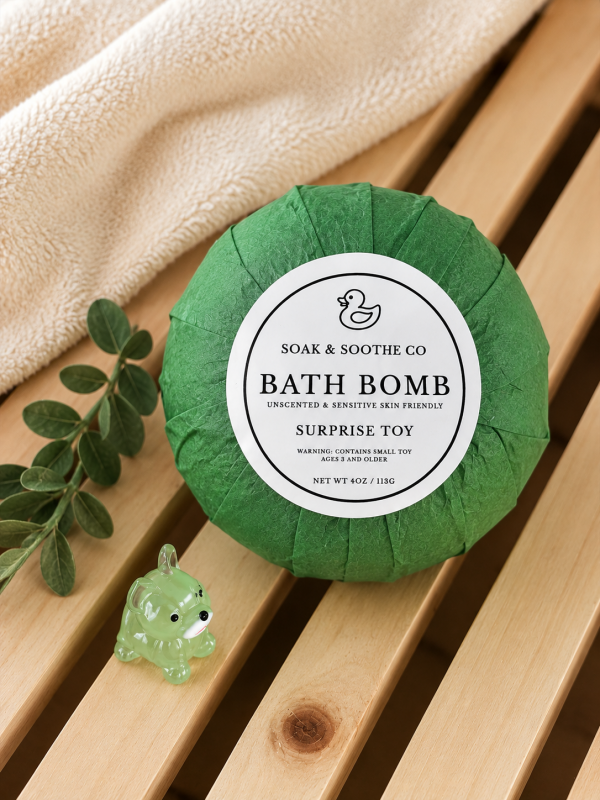 bath bomb toy green 1