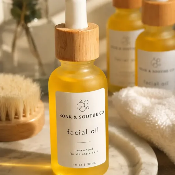 facial oil product shot