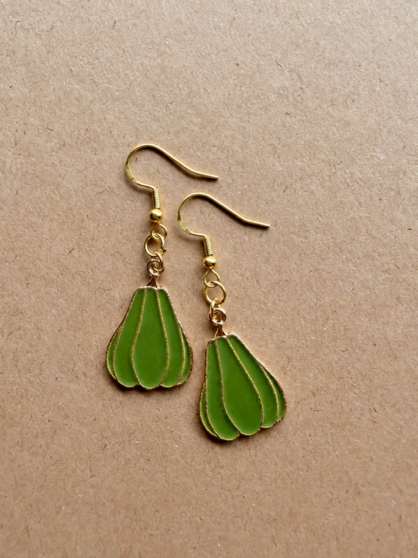 Gourd-geous Little Gourd Earrings full