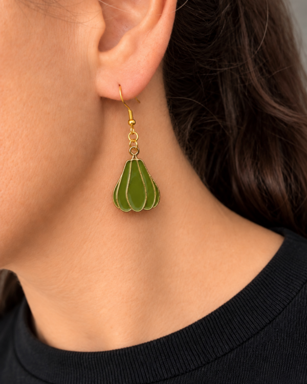 Gourd-geous Little Gourd Earrings lifestyle